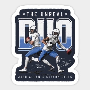 Josh Allen & Stefon Diggs Buffalo Duo Sticker